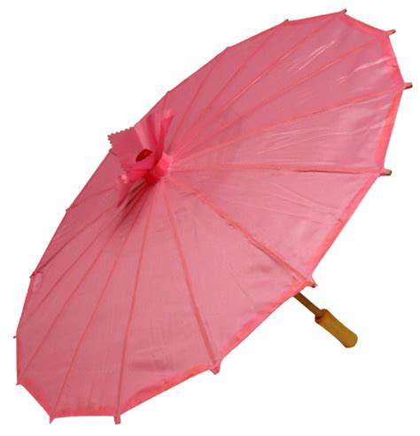 silk parasol umbrella pink