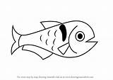 Tetra Kids Fish Draw Step sketch template