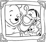 Pooh Coloring4free Poeh Infantiles Kleurplaten sketch template