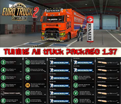 ets tuning  truck pack  euro truck simulator  modsclub