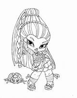 Abbey Monster Coloring High Pages Getcolorings Bominable sketch template