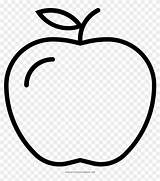 Apple Manzana Para Colorear Coloring Clipart Transparent sketch template
