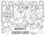 Candyland Frostine sketch template