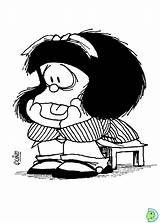 Mafalda Colorir Desenhos sketch template