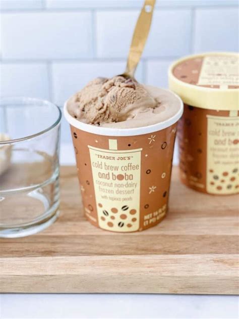 this is what trader joe s cold brew coffee boba ice cream