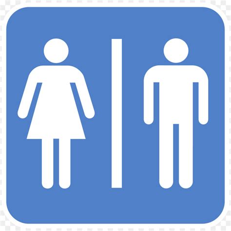 Unisex Public Toilet Bathroom Transgender Washroom Sign Png Download