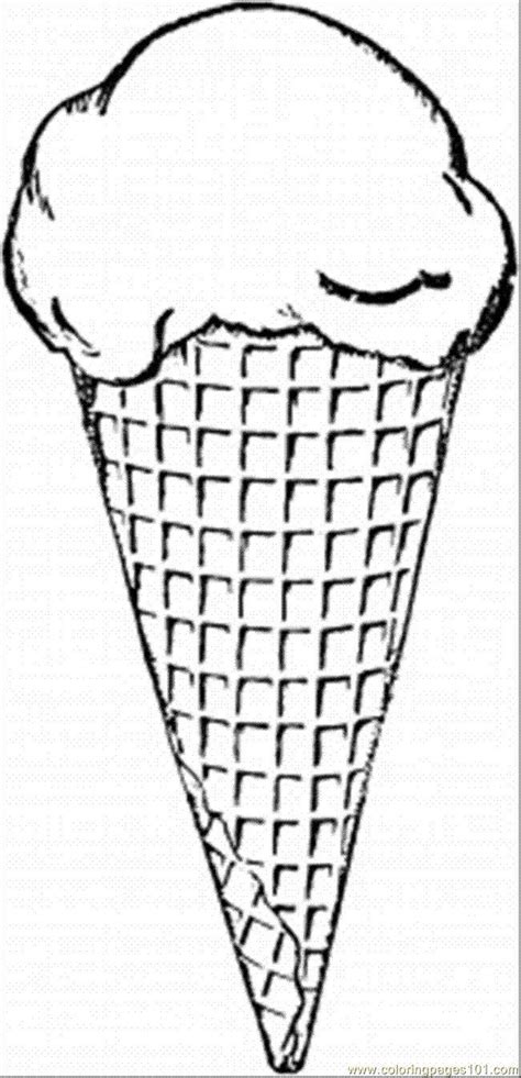 ice cream cone coloring  pages  color pinterest