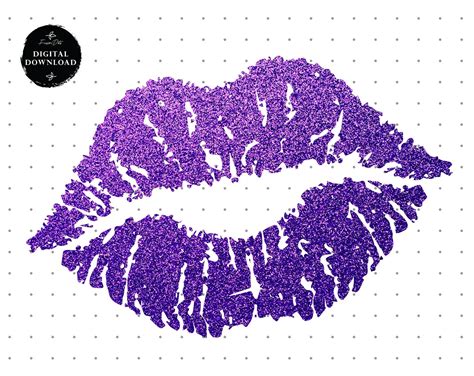 lip clip art png sparkling glitter lips clipart png lips etsy