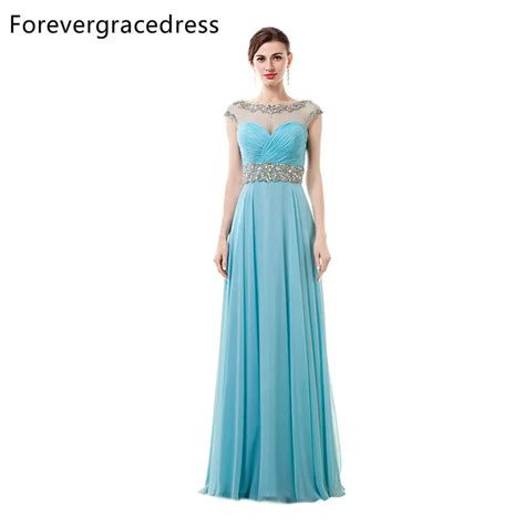 forevergracedress real picture prom dress new style sheer illusion