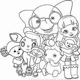 Ruby Rainbow Coloring Pages Printable Friends Kids Drawing Arcobaleno Colorpages Village Her sketch template