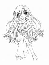 Coloring Pages Cute Anime Manga Adult Sureya Deviantart Colouring Mars Goth Evil Gothic Template Girls Lineart Books Chibi Kitten Animal sketch template