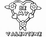 Coloring Pages Valentines Valentine Clipart Printable Kids Library sketch template