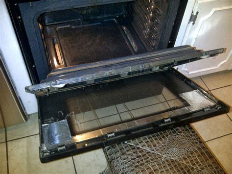 clean    glass   oven door grandmas