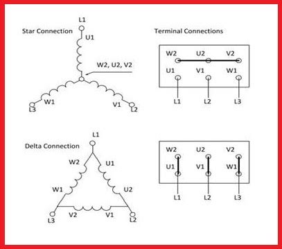 wiring diagram  star  delta connection elec eng world