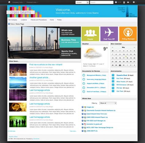 features  intranet     sharepoint design