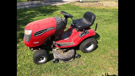 craftsman ys lawn mower  sale  auction ends  youtube