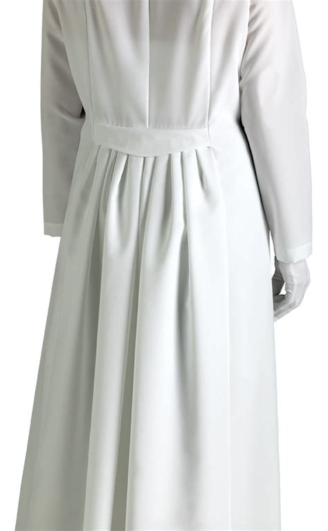 womens white church dress  praying hands clergy apparel church robes