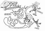 Oggy Cockroaches Coloring Pages Print Economics Drawing Color Printable Getcolorings Book Library Books sketch template