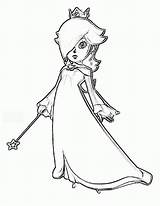 Coloring Rosalina Pages Luma Baby Popular sketch template