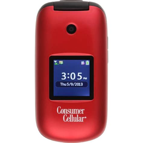 Consumer Cellular Envoy Red Envoy™ Feature Phone Sears Outlet