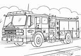 Pompier Coloriage Camion Realiste Dessin Imprimer sketch template