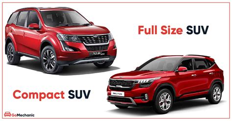 difference   suv   compact suv