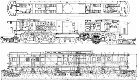 images  blueprints railroads  pinterest antiques track  electric locomotive