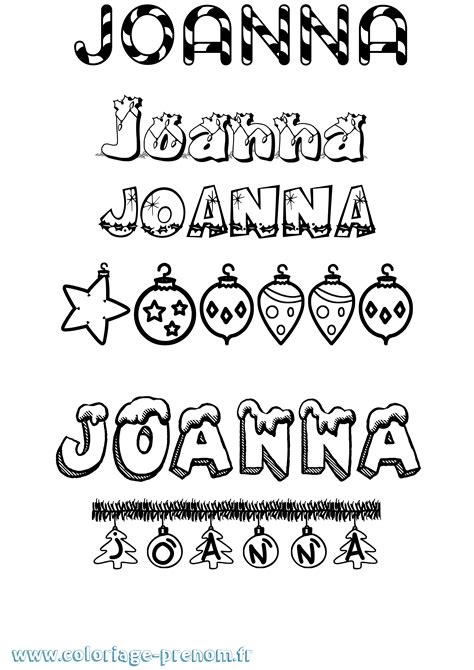 coloriage du prenom joanna  imprimer ou telecharger facilement