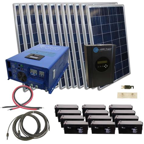 aims kitb    solar kit   inverter charger