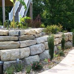 boulder retaining walls landscaping st louis landscape design