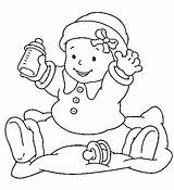 Baby Coloring Pages Gif Para Doll sketch template