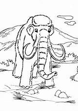 Mammoth Woolly Mamut Colorear Colouring Designlooter Activity Wooly sketch template