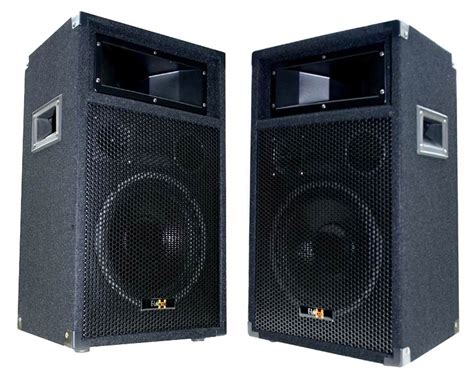 lektron  p  dj pa subwoofer bass speaker box cm passive ebay