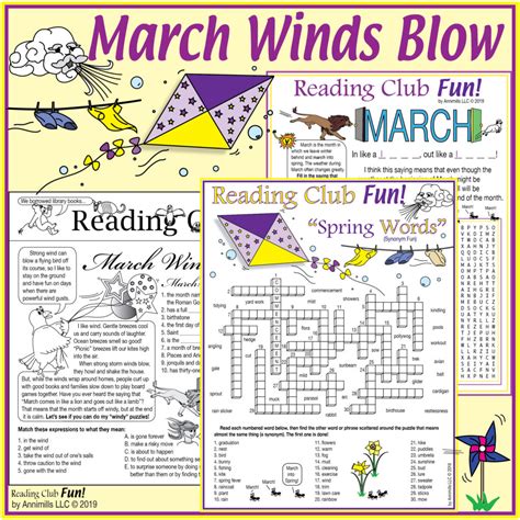march winds blow spring printable puzzles   teachers