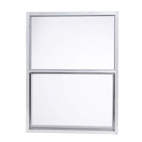 mobile home single hung aluminum window replacement frame insect screen  single hung