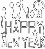 Coloring Pages Printable Year Happy Years Kids Print Color Pdf Open  Getcolorings sketch template