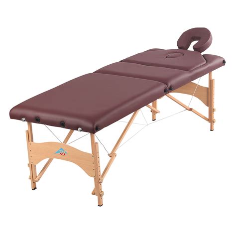 3b liftback portable massage table burgundy 3b