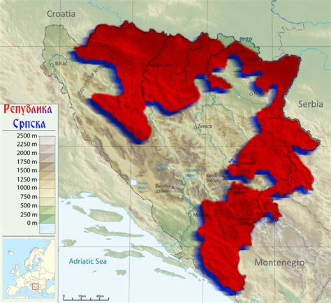 Mapa Republike Srpske By Nokosovonocatalan On Deviantart