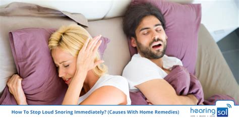 how to stop loud snoring immediately best home remedies