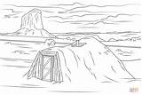 Monument Navajo Hogan Designlooter Americans Native sketch template