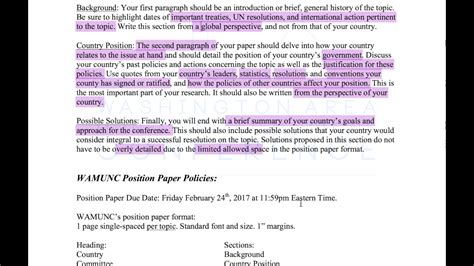 position paper sample mun counter terrorism committee position papers