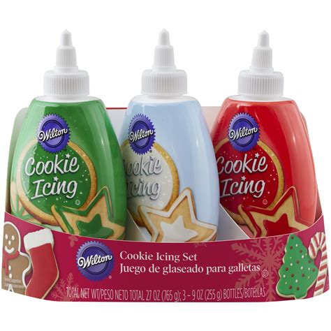 wilton holiday cookie icing  oz  pk