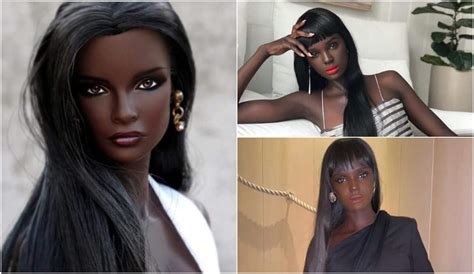 Nyadak Duckie Thot Australian Sudanese Model Who Looks Like A Barbie