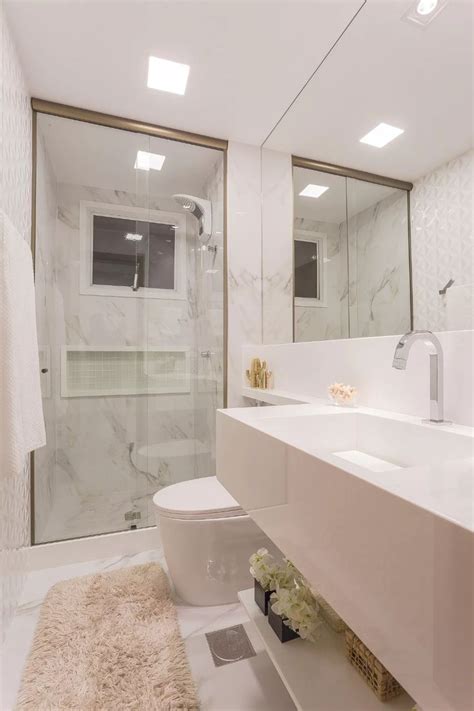 banheiros pequenos  dicas  fazer  ambiente parecer maior decoracao banheiro pequeno