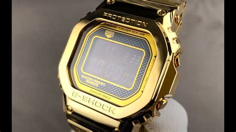 Casio G Shock Gold Tone Full Metal Digital Connected Watch Gmwb5000gd 9