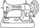 Sewing Machine Drawing Vintage Coloring Pages Old Embroidery Machines Color Drawings Line Colouring Getcolorings Antique Sketch Sew Stitchery Getdrawings Trace sketch template