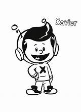 Xavier Riddle Coloring Pages Kids Secret Museum Printable Books sketch template