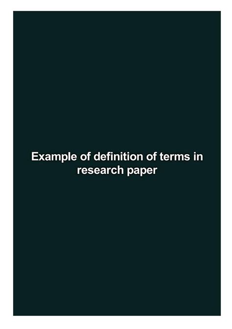 definition  terms  research paper  anderson linda issuu