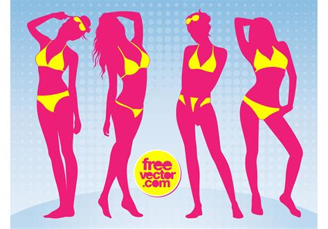 bikini girls download free vector art stock graphics and images