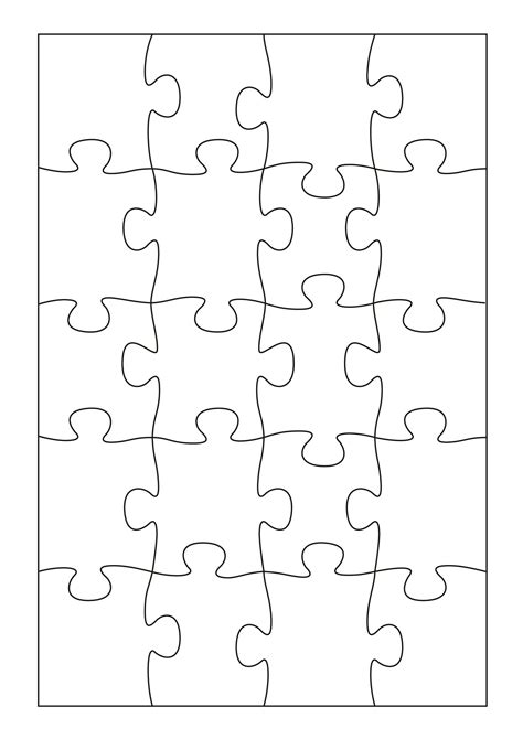 printable puzzle piece templates template lab